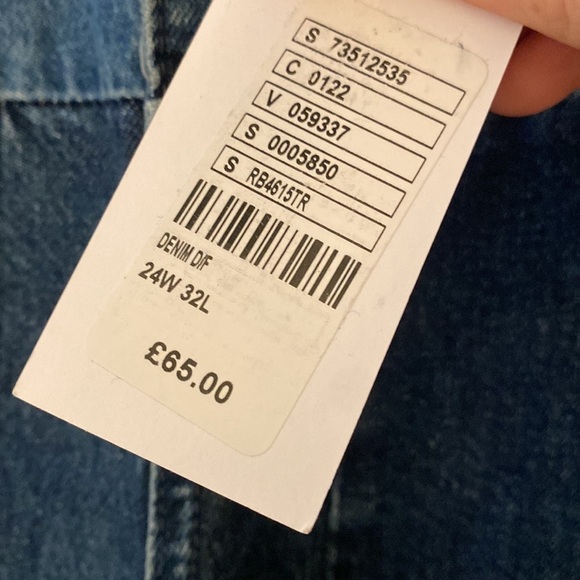 Urban Outfitters BDG Puddle Patchwork Jean Size 24 #299 - Picture 5 of 15